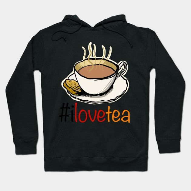 I love a good Cuppa tea Hoodie by stephenignacio